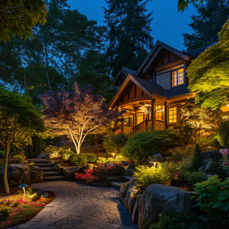 Landscape lighting Birmingham Alabama