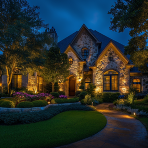 Landscape lighting The Preserve Alabama